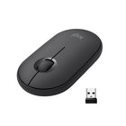 Logitech Pebble M350 souris sans fil -Sa forme organique lisse tient dans votre poche ou votre sac, et offre une prise en main confortable