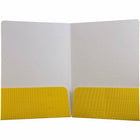 JAM Paper - Chemises cannelées ondulées, jaune, paq./100 (87499B100)-Dimensions : 9 po x 12 po