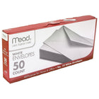Mead – Enveloppes unies, 10 lb, blanc, 600/paquet (MEA75050)-Idéal pour le bureau ou la maison