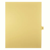 Markmaker - 25 tabs/PQT, 5 PQT/Boite, Intercalaires imprimes Legal, Chamois, 1/15th coupe| format lettre, sans trous, Numero 69-Intercalaires imprimes Legal