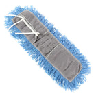 Global Commercial Products - Q-Stat 24po Vadrouille A Poussiere Electrostatique Bleue - Paquet de 6-Fabriqué avec un fil torsadé 100% acrylique