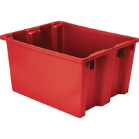 Lewis Bins+ – Contenants Stack-N-NestMD Polylewton, 19,4 x 12,9 po, rouge, paquet de 3-Moulage par injection de polyoléfines à impact élevé