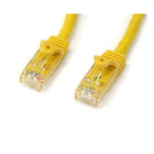 StarTech  Câble de raccordement Cat6 avec connecteurs anti-coupure RJ45, 75 pi, jaune-Les connecteurs en or de 50 microns garantissent une conductivité optimale tout en éliminant les pertes de signaux en raison de l’oxydation ou la corrosion