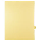 Markmaker - 25 tabs/PQT,5 PQT/Boite, Intercalaires imprimes Legal, Chamois, 1/15th coupe| format lettre, sans trous, Numero 116-Intercalaires imprimes Legal