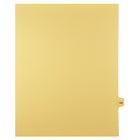 Markmaker - 25 tabs/PQT, 5 PQT/Boite, Intercalaires imprimes Legal, Chamois, 1/15th coupe| format lettre, sans trous, Numero 132-Intercalaires imprimes Legal