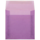 JAM Paper Enveloppes carrées de 6,5 x 6,5 po, lilas violet translucide, 25/paquet (241332378)-Enveloppe en papier violet