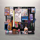 Azar Displays – Trousse d’organisation de panneau perforé, noir (900945-BLK)-Fabriqué de plastique durable