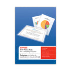 Staples - Pochettes de plastification HeatSeal - 5 mil - format lettre - paquet de 100-Format lettre