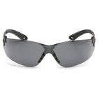 Pyramex – Lunettes de protection Itek, gris, 12/paquet-Embouts en caoutchouc doux à double injection antidérapants pour un confort accru.