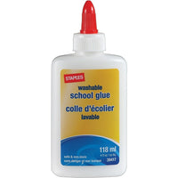 Staples - Colle d'école - 118 ml-Lavable