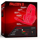 Casque de gaming Packard Bell FALCON-Écouteurs et microphone lumineux