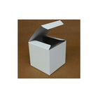 Wamaco - Boîte-cadeau nº 53, blanc, 5 x 5 x 3 1/2 (po), paquet de 100-Fabriqué à partir de matériel recyclé à 100 %, recyclable et biodégradable