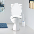Vileda Brosse de toilette Powerfibres avec support-Les poils durables et robustes sont angulaires pour atteindre les endroits difficiles