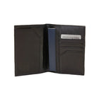 Ashlin® Portefeuille pour passeport bloquant l'identification par radiofréquence Amsterdam, noir-Couverture pour passeport bloquant les ondes RFID avec pochettes pour cartes et pochette pour passeport. Notre portefeuille bloquant les ondes RFID ASHLIN offre une protection à vos cartes de crédit avec la fonction Pay pass ou aux autres cartes avec pièces d'identité intégrées. Nos produits bloquant les ondes RFID Ashlin ont une fine couche métallique intégrée.