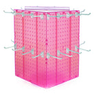 Azar - Tour de cheville interlock avec base et crochets tournants - 14 po x 14 po x 20 po - rose-Vendu en multiples de: 1
