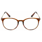 SAV Eyewear - Lunettes anti-lumière bleue trifocales Venice - + 2,75 - Marron brillant-La force de la partie inférieure sert à lire, celle de la partie moyenne à travailler sur l’ordinateur et celle de la partie supérieure à interagir à distance.
