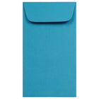JAM Paper Enveloppes à monnaie no 6, 3 3/8 x 6 po, papier recyclé Brite Hue bleu, 100/paquet-Enveloppes à monnaie