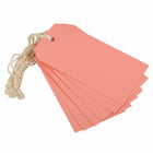 Jam Paper - Étiquettes Cadeaux avec Cordon - Moyen - 4 3/4 po x 2 3//8 po - Rose - 1000 Pack-Taille: 4 3/4 x 2 3/8 pouces