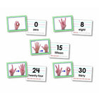 North Star Teacher Resources 0-30 jeu de cartes de langue des signes américaine-Cartes de langue des signes américaine, chiffres 0-30