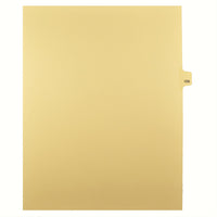 Markmaker - Intercalaires imprimes Legal, Chamois, 1/25th coupe, format lettre, sans trous, 25 tabs/PQT, 5 PQT/Boite, Numero 109-Intercalaires imprimes Legal