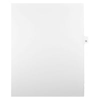 Mark Maker – Onglets séparateurs juridiques blancs, 1/25 onglets, format lettre, sans trous, numéro 10, 25/paquet-Onglets séparateurs blancs, 1/25 onglets