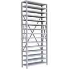 Metalware – Étagère enclenchable RK349, 15 tablettes, 36 x 24 x 88 po, gris pâle-Système de tablettes ajustables offrant un espace de rangement solide, mais économique qui convient à vos besoins
