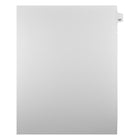 Markmaker - Intercalaires imprimes Legal, Blanc, 1/25th coupe, format lettre, sans trous, 25 tabs/PQT, 5 PQT/Boite, Numero 127-Intercalaires imprimes Legal