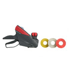 Meto – Étiquettes rouges fluorescentes « SPECIAL » 2026, 2 lignes, 1125/RL, 12 rouleaux/paq-Conçues pour une utilisation avec le pistolet étiqueteur Meto Proline M 2026S2