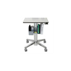 Ergotron - Bac de rangement LearnFit, gris foncé (97-926-064)-Garde les articles liés aux tâches où ils peuvent être rapidement accessibles