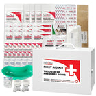 Trousse de premiers soins First Aid Central règlementaire pour l'Ontario - Section 10 - 16-200 personnes-10.5 po x 15 po x 4 po (26.6cm x 38.1cm x 10.1cm)