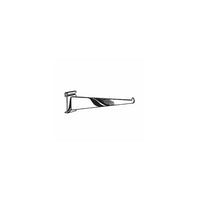 Wamaco - Console pour tablette pour panneau grillagé, 12 po, chrome, paquet de 10-Idéal pour les tablettes en verre, bois et mélamine de présentoir de produits