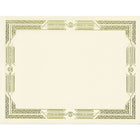 St.Jamesâ„¢ Papier de qualité supérieure à motif Jazz, feuille d'or, ivoire, paq./15-11 x 8 1/2 po