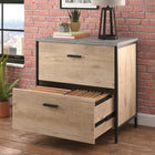 Sauder - La Collection Market Commons Classeur lateral - Finition Prime Oak-Tiroirs avec coulisses à extension complete pour dossiers suspendus de format lettre ou legal.