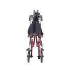 Drive Medical - Fauteuil de transport ultra léger Fly-Lite, bordeaux-Vient avec une ceinture de sécurité pour plus de sécurité