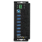 StarTech Hub USB 3.0 industriel à 7 ports - Protection contre DES et les surtensions jusqu'à 350 W-Protection contre les surtensions de 350 W sur les ports USB de charge ascendants et descendants