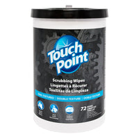 TouchPoint - Lingettes récurantes - Paquet de 72-Lingette à double texture - une face texturée et une face lisse