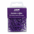 JAM PAPER - Colore norme 1" Trombones, Violet, 2 Paquets de 100-Couleur violet
