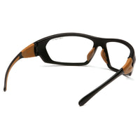 Carhartt – Lunettes de sécurité Carbondale, transparent, 6/paquet-Verres en polycarbonate résistant aux égratignures avec monture noire