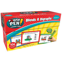 Ressources créées par l'enseignant Cartes d'apprentissage Power Pen : mélanges et diagrammes, paquet de 53-Comprend 53 cartes recto-verso