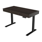 Bureau assis-debout avec tiroir de rangement de 23 L po de TygerClaw- Brun-Tiroir de rangement pour ranger les affaires et garder le bureau organisé