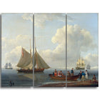 Designart – Toile imprimée de William Anderson « A Wherry Taking Passengers Out » (PT5001-3P)-Impression