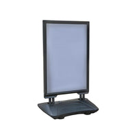 Azar Displays – Enseigne lestée pour trottoirs, noir (300249)-porte-affiche