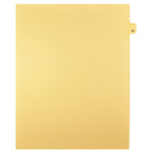 Markmaker - Intercalaires imprimes Legal, Chamois, 1/25th coupe, format lettre, sans trous, 25 tabs/PQT, 5 PQT/Boite, Numero 79-Intercalaires imprimes Legal