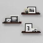 nexxt – Tablette pour cadres Edge FN00299-0INT, 23 po x 4 po, espresso, paq./3-Construction MDF fini espresso