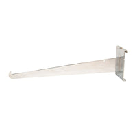Can-Bramar – Support de tablette pour panneau à maillage métallique, 12 po, chrome, 10/paquet-Support de tablette pour panneau à maillage métallique