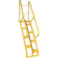 Vestil – Escalier à pas alternés, Nombre de marches : 8 (ATS-5-56)-Matériau : Acier