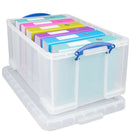 Really Useful Boxes – Boîte de rangement de6 4 l, transparent-Ce bac de rangement est idéal pour organiser la maison et le bureau