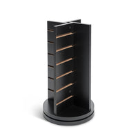 Can-Bramar - Econoline Rotatif à 4 voies pour comptoir présentoir - 12po P x 12po L x 21po H - Noir-Accepte tout le matériel et les accessoires standard de slatwall
