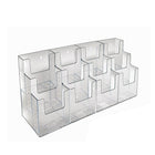 Azar Displays – Porte-brochures à 3 niveaux avec 12 pochettes et 3 pans, 2/paquet (252818)-Porte-brochures