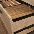 Sauder - La Collection Market Commons Classeur lateral - Finition Prime Oak-Cadre en metal laque durable.
